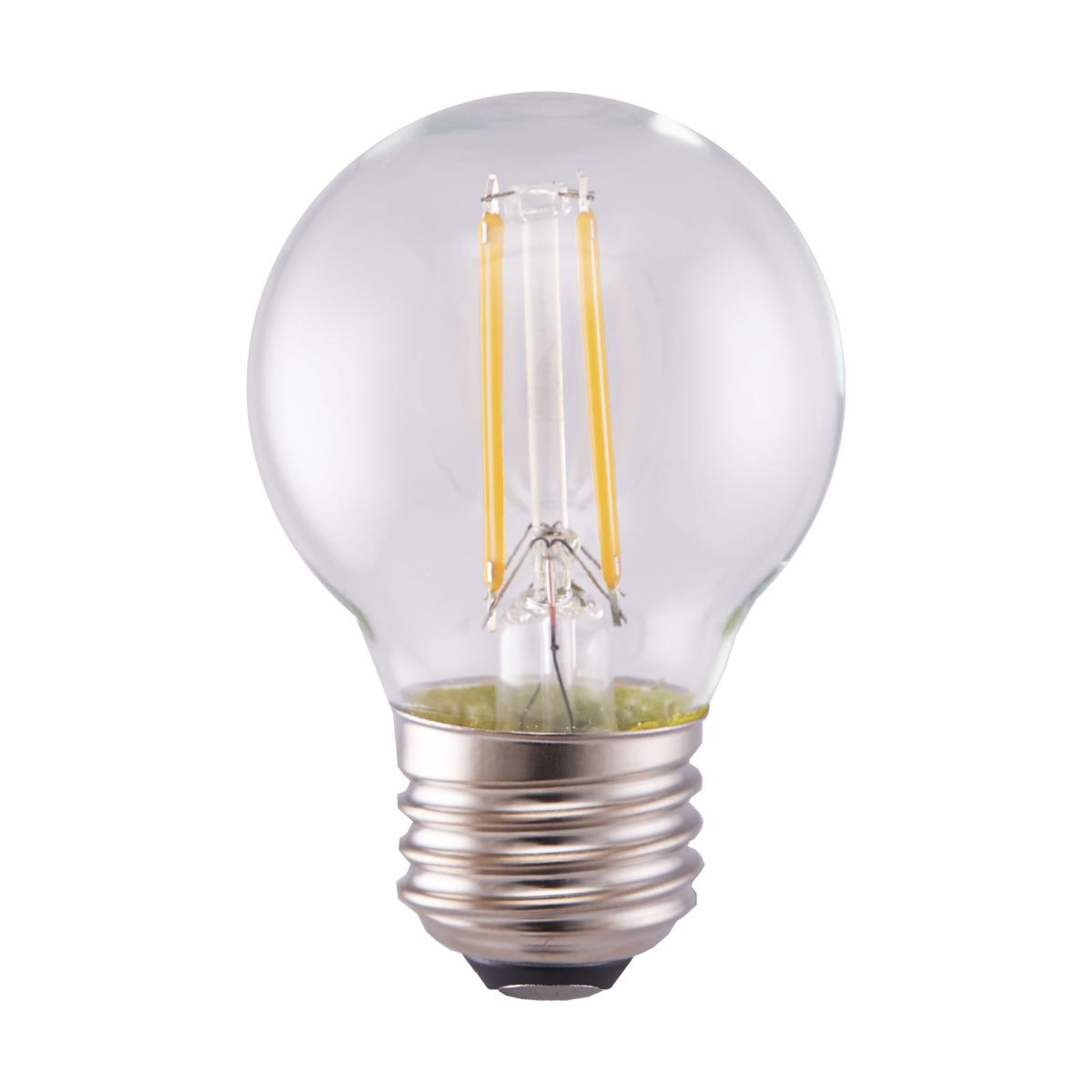 Product image for Satco S12104 5.5 Watt G16 1/2 LED; Clear; Medium base; 4000K; 500 Lumens; 120 Volt