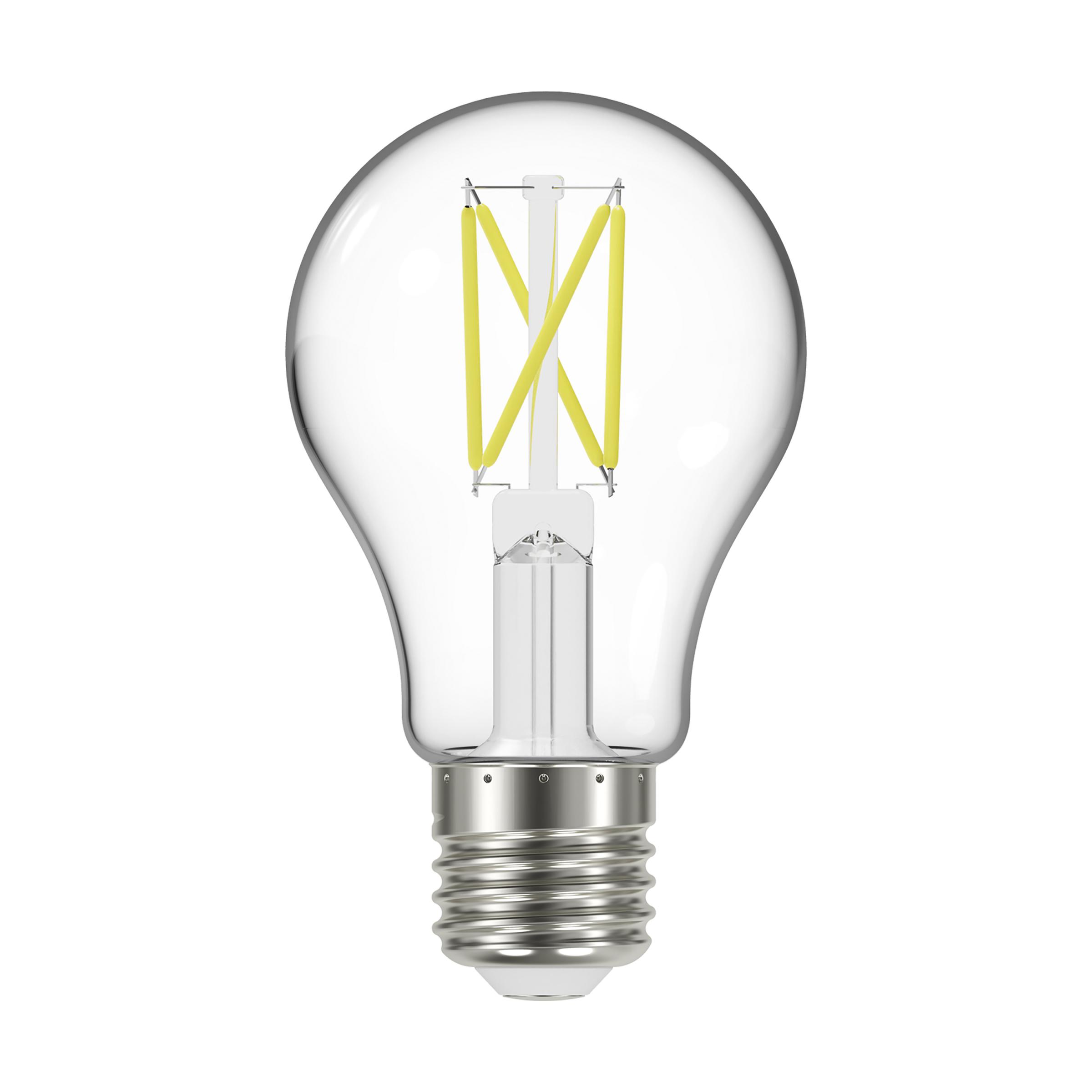 SAT S12409 5 WATT LED A19 CLEAR MEDIUM BASE 3000K 90 CRI 120 VOLT