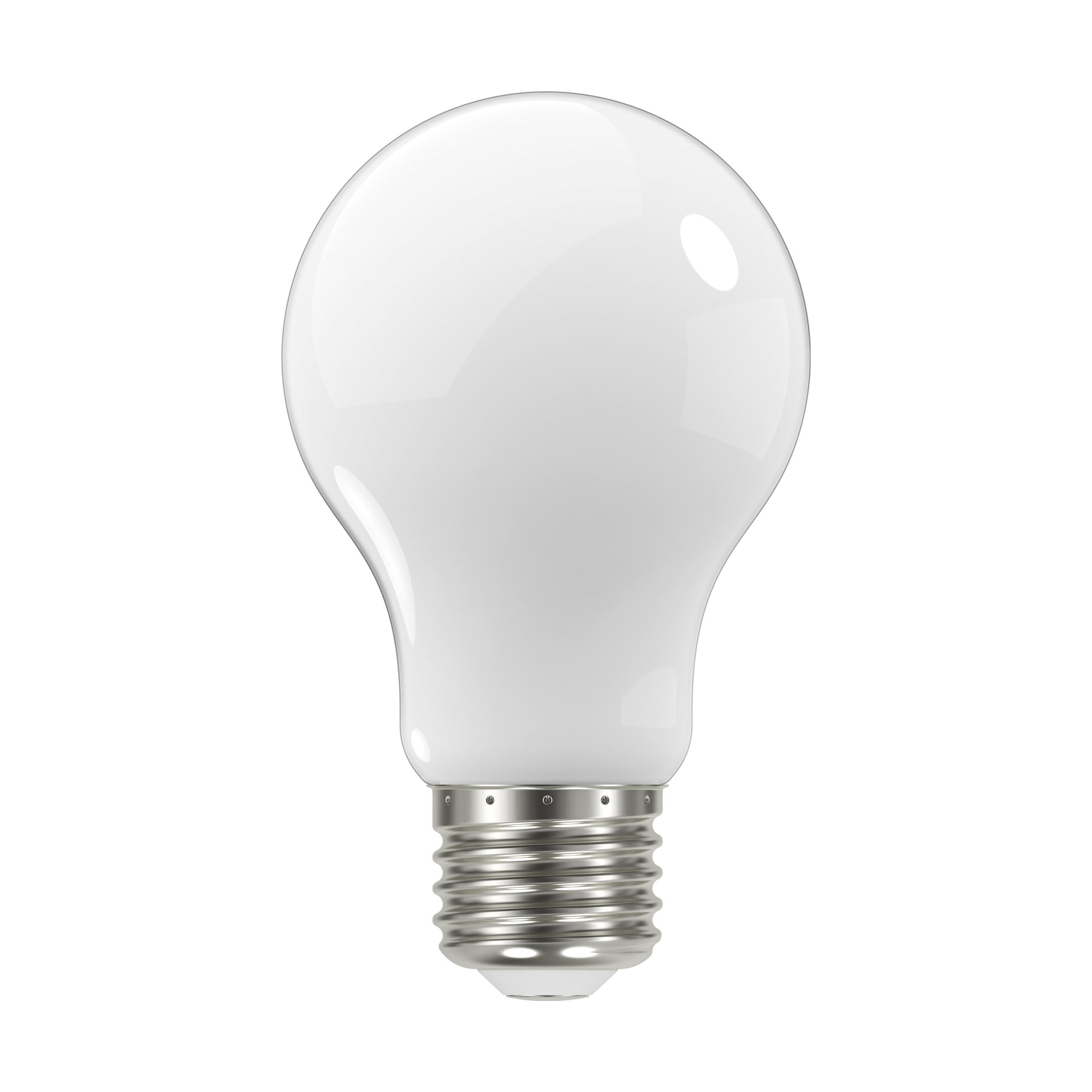 Product image for Satco S12420 8.2 Watt LED A19; Soft White; Medium Base; 3000K; 90 CRI; 120 Volt