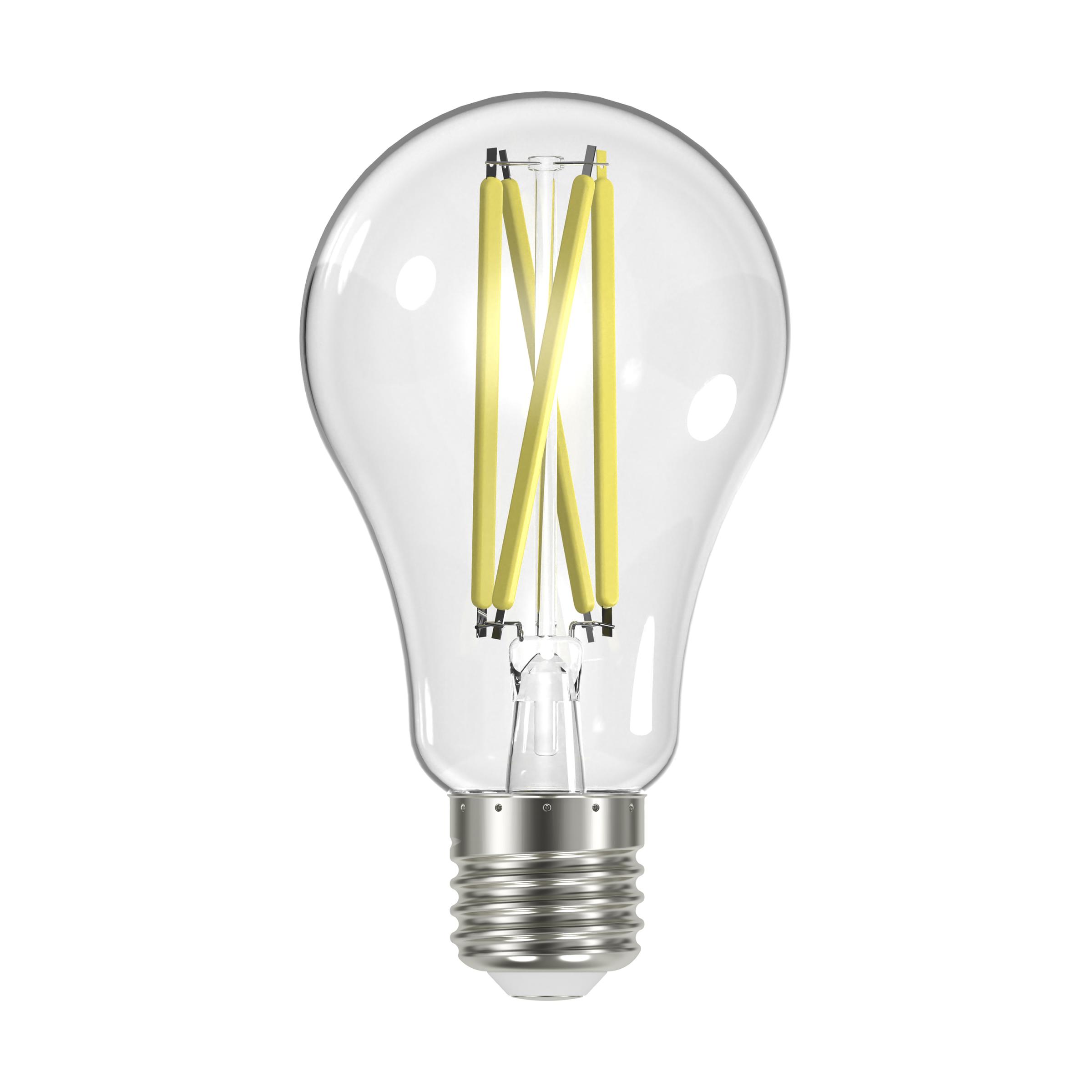 SAT S12430 12.5 WATT LED A19; CLEARMED BASE 3000K 120V