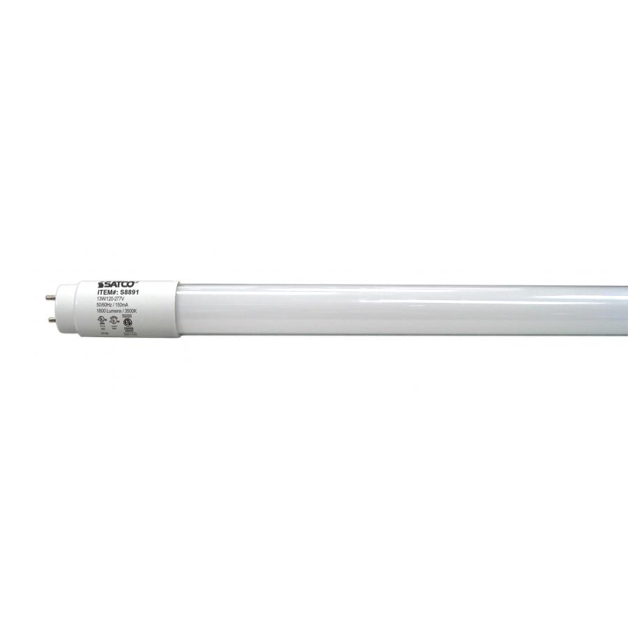 13 Watt T8 LED - Type A + Type B - Medium Bi-pin Base - 3500K - 50000 Average Rated Hours - 1800 Lumens