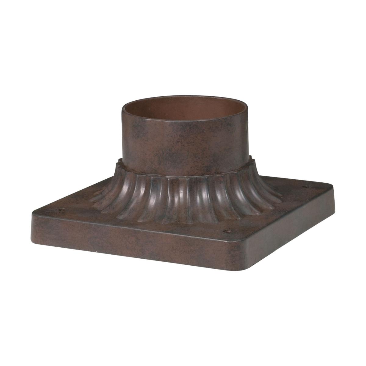 25-1203 ALUMINUM POST BASE OLD BRONZE