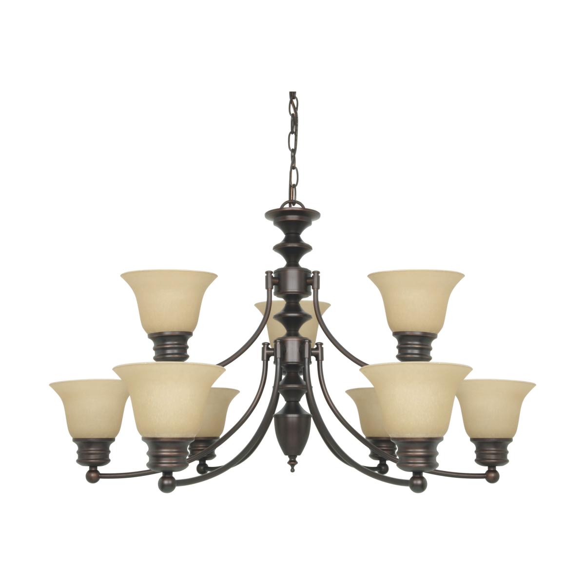 60-1275 EMPIRE 9 LT CHANDELIER