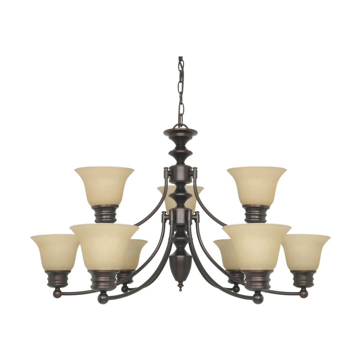 60-1275 EMPIRE 9 LT CHANDELIER