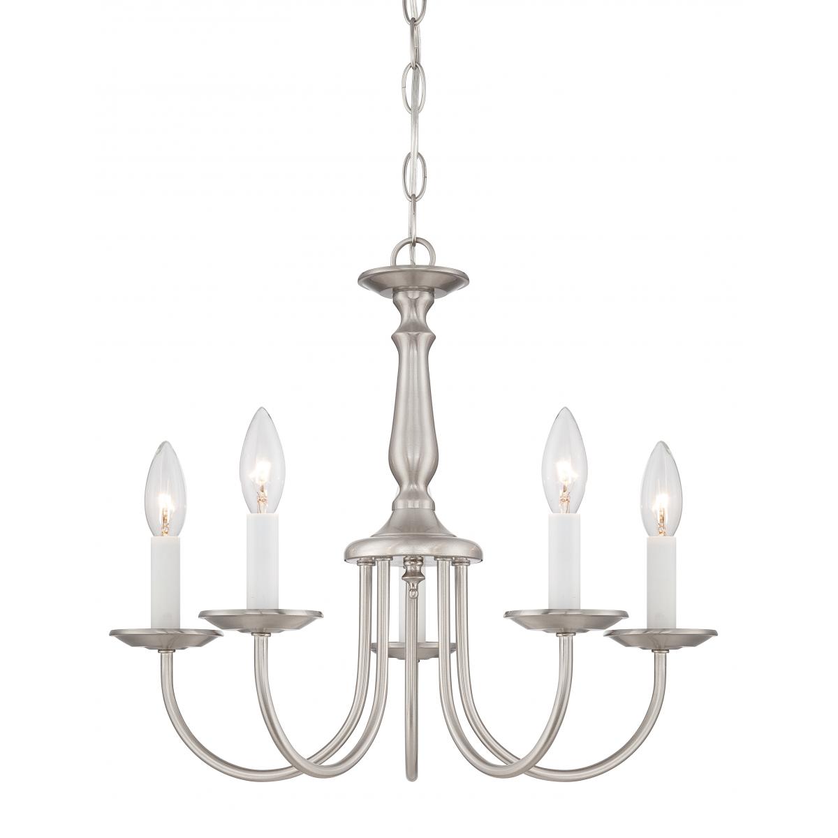 60-1298 5LT CHANDELIER BRUSHED NICKEL