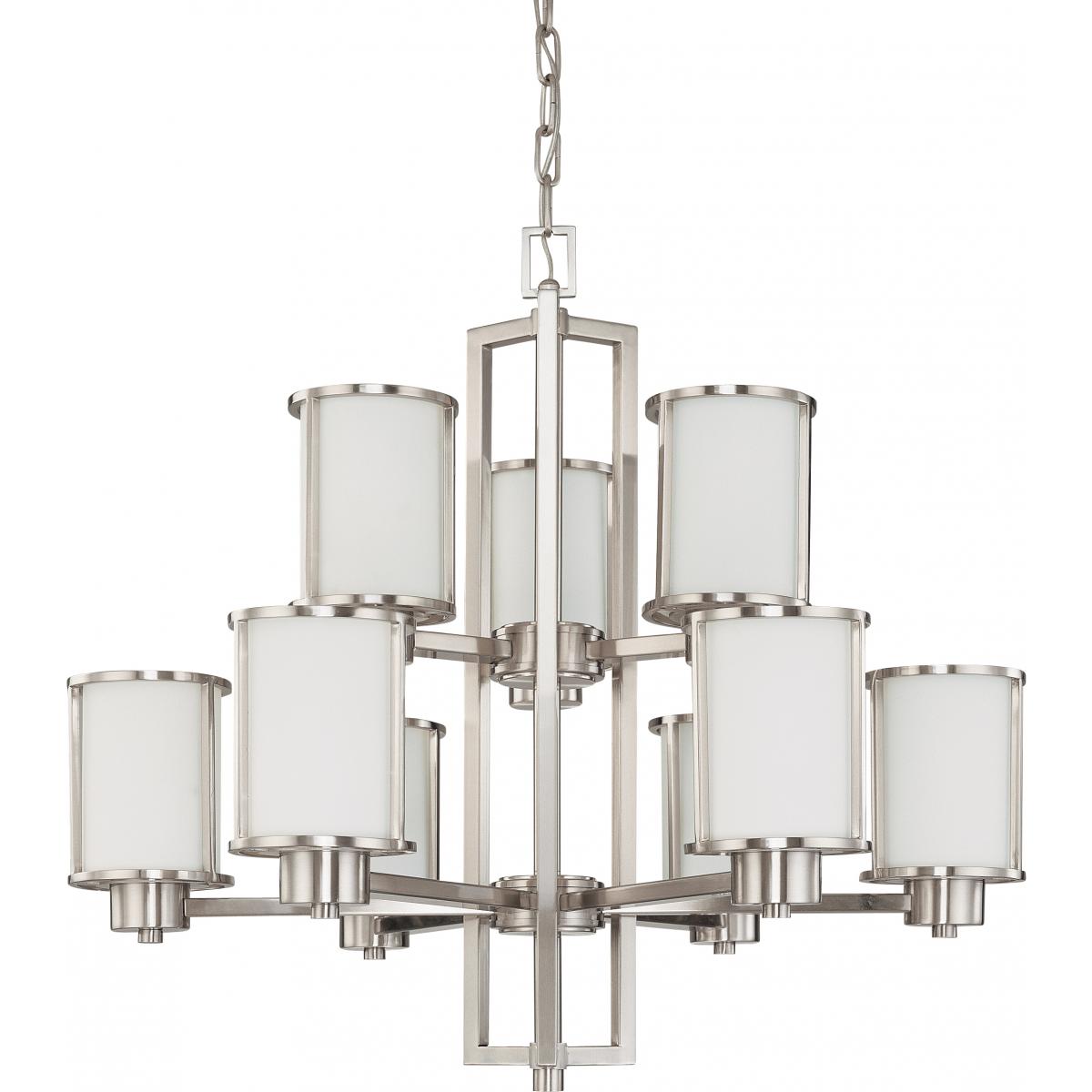 60-2855 ODEON 2TIER 9 LT CHANDELIER