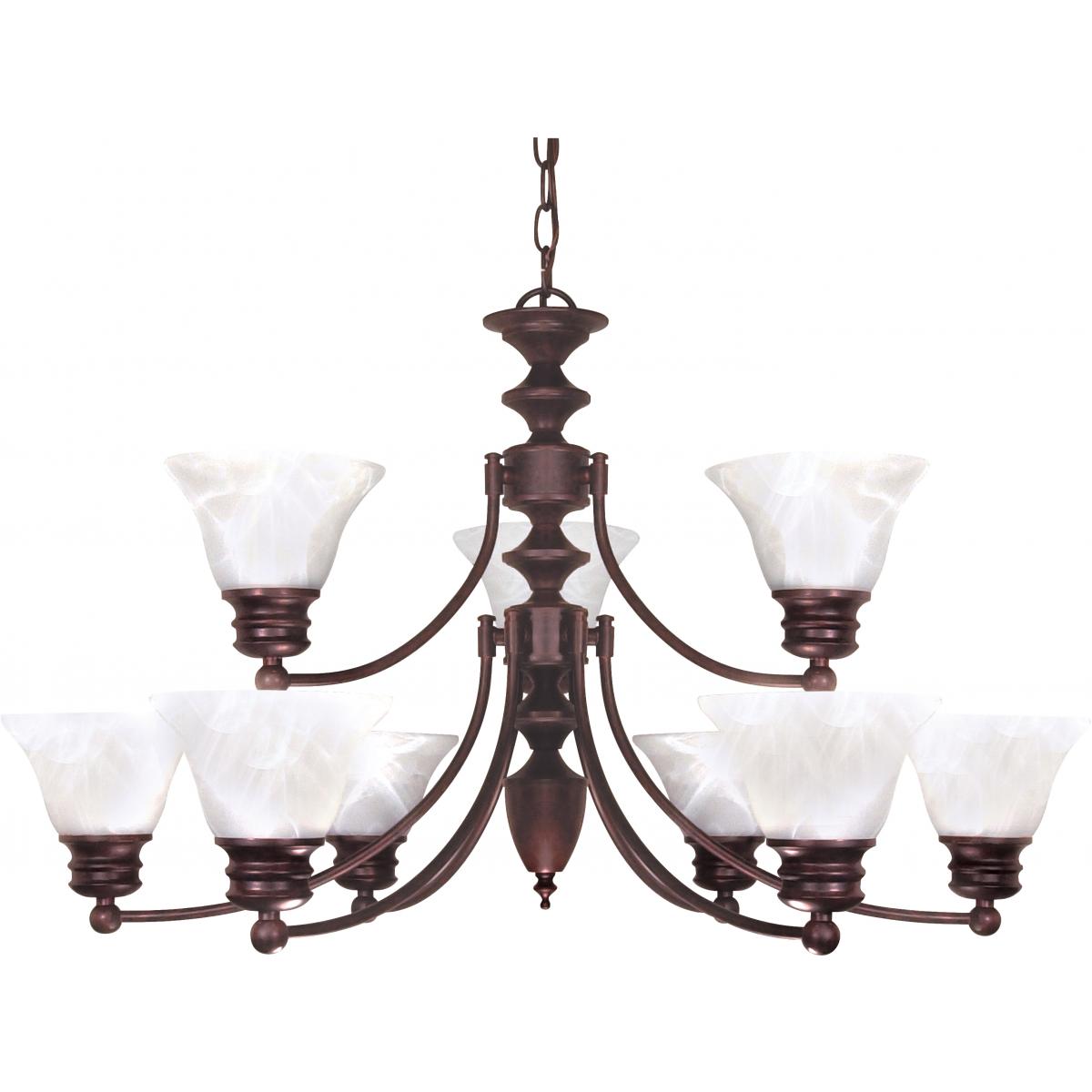 60-362 EMPIRE 9 LT CHANDELIER