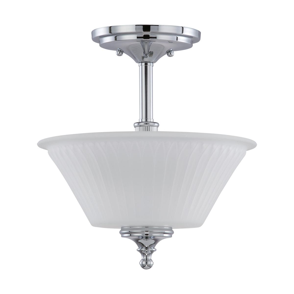 60-4268 TELLER 2 LIGHT SEMI-FLUSH