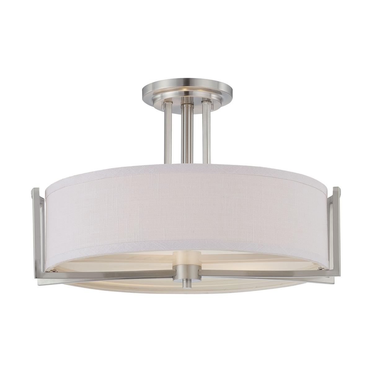 60-4758 GEMINI 3 LIGHT SEMI-FLUSH