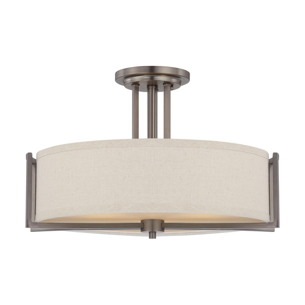 60-4858 GEMINI 3 LIGHT SEMI-FLUSH