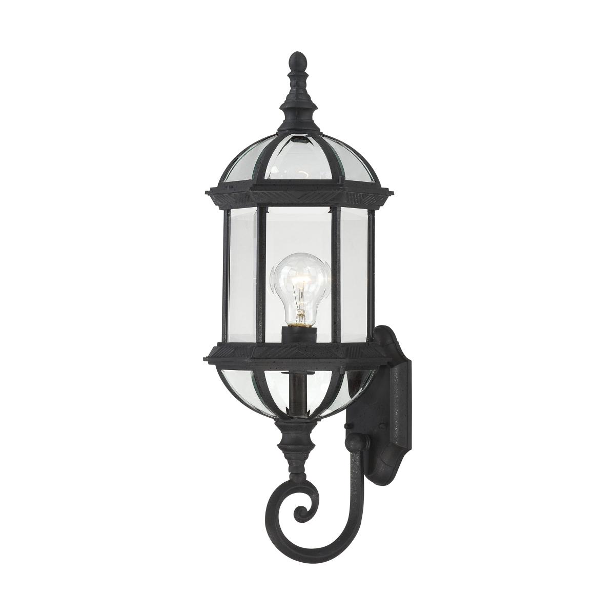 NUVO 60/899 Central Park Outdoor 3-Light Post Lantern, 60 Watts/120 Volts  (Black), 21 x 7.4 Inches - Outdoor Post Lights 