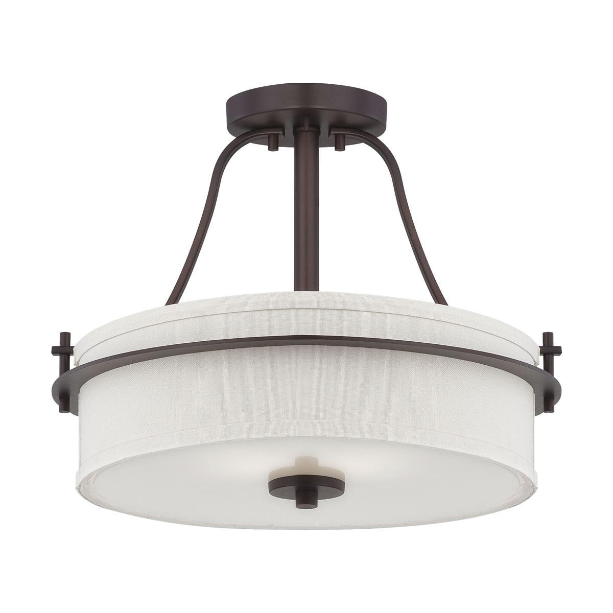 60-5007 LOREN 2 LIGHT SEMI-FLUSH