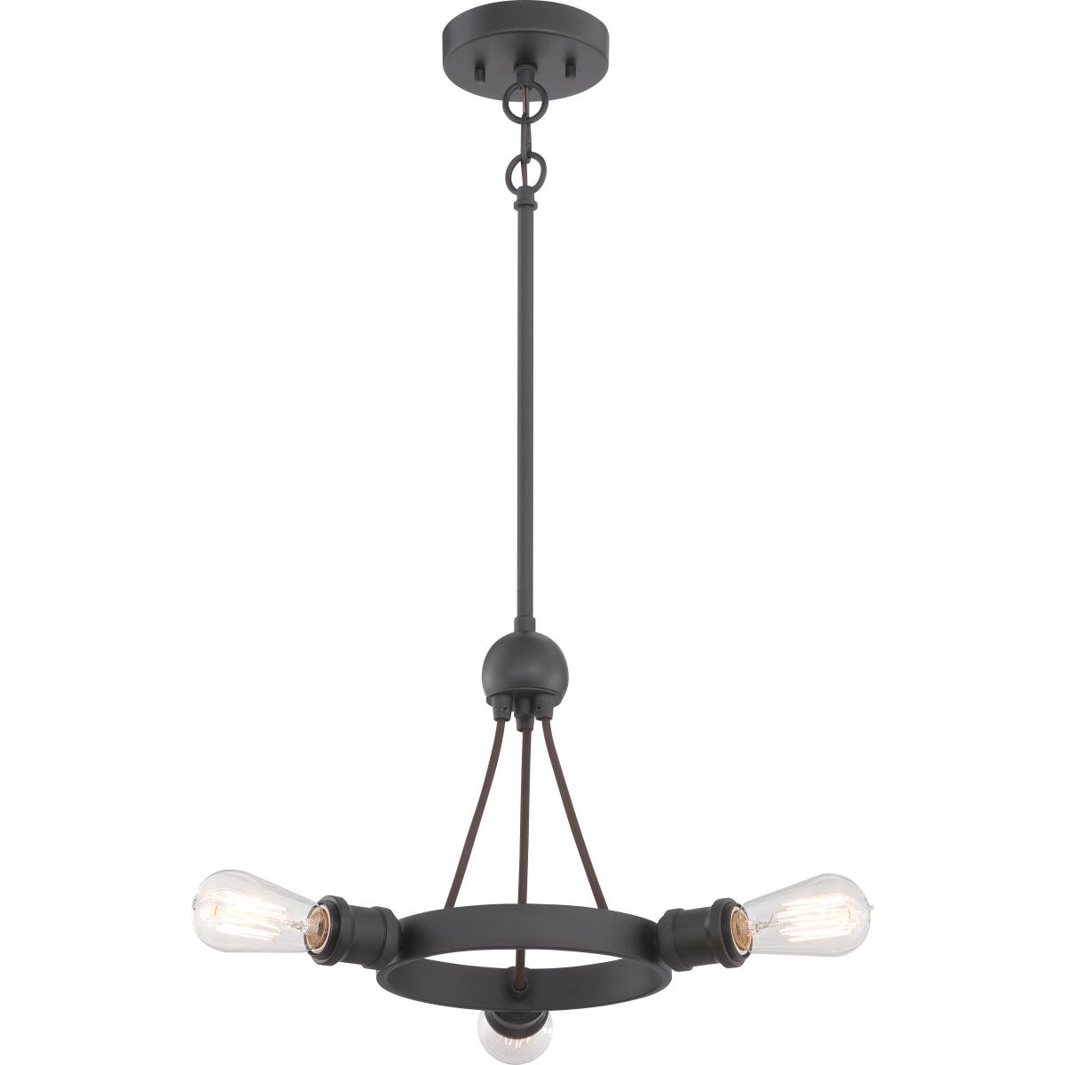 60-5723 PAXTON 3 LIGHT SEMI FLUSH