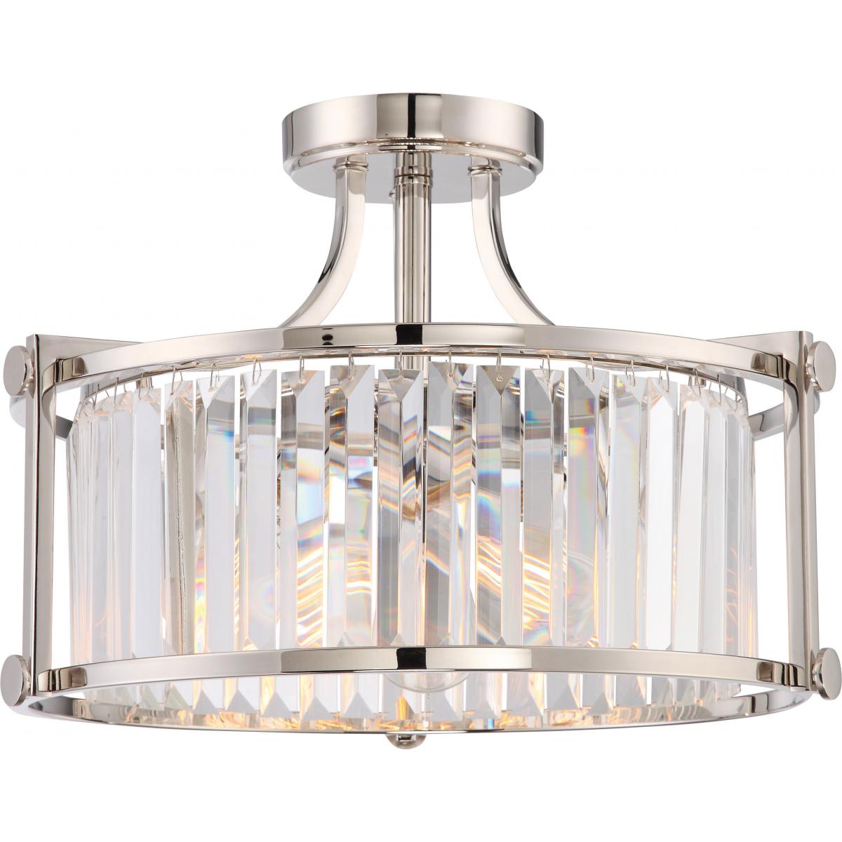 60-5763 KRYS 3 LIGHT SEMI FLUSH