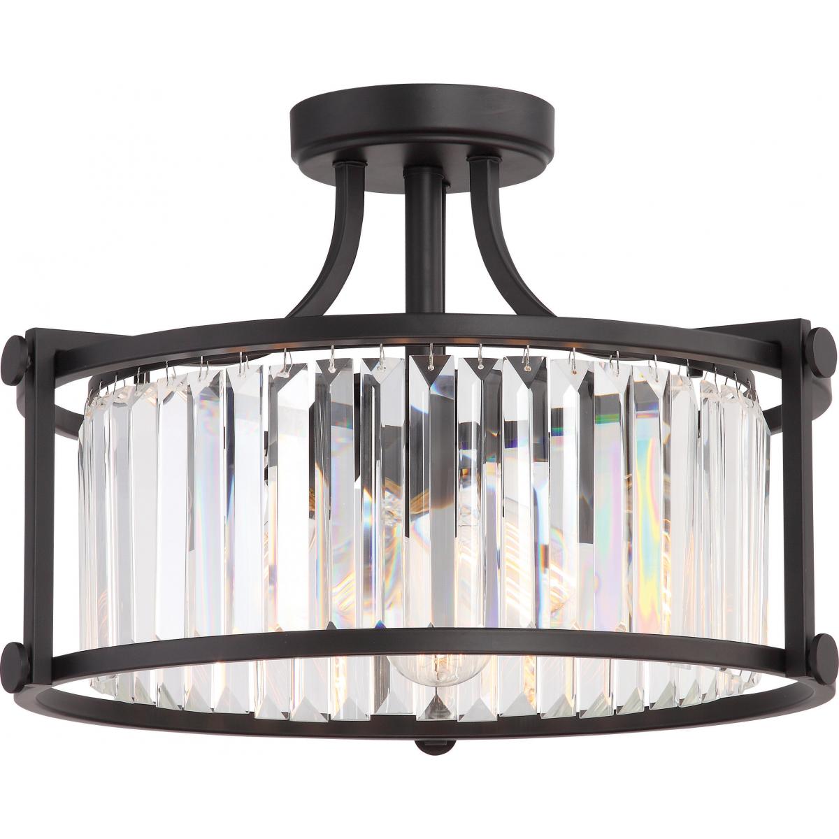 60-5773 KRYS 3 LIGHT SEMI FLUSH