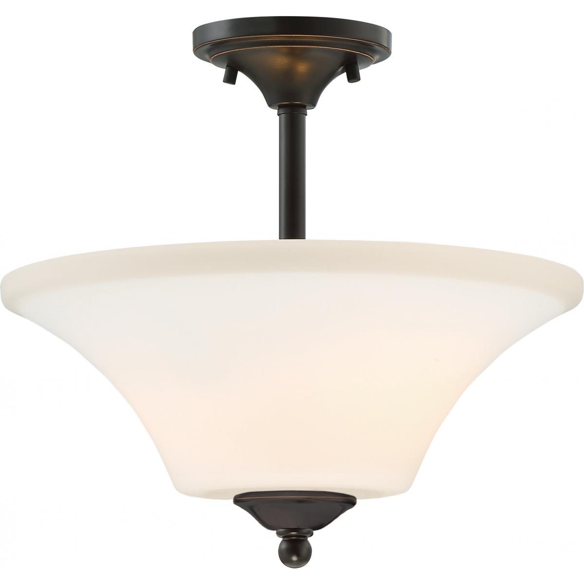 60-6312 FAWN 2 LIGHT SEMI FLUSH