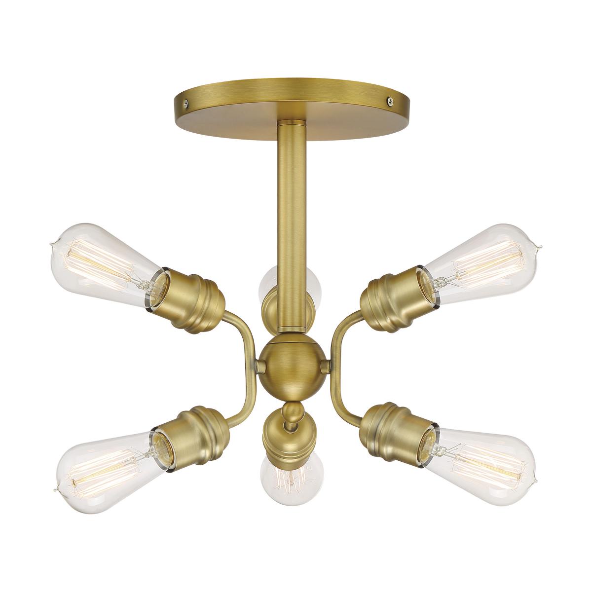 60-6926 FARADAY 6 LIGHT SEMI FLUSH