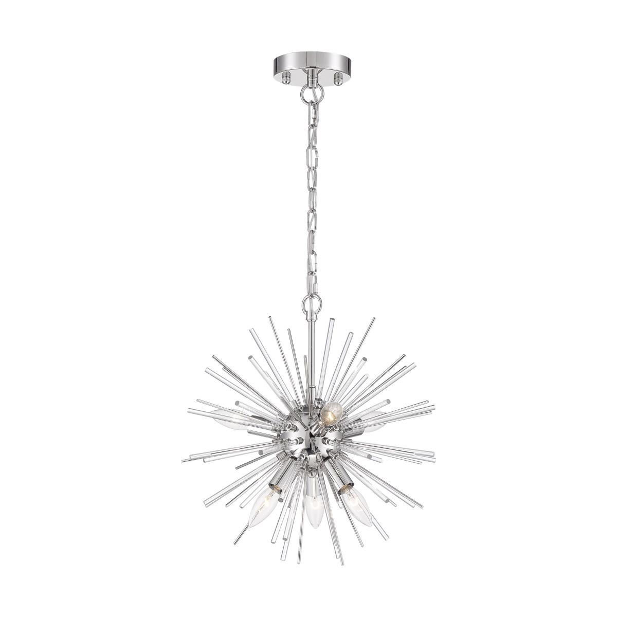 60-6991 CIRRUS 6 LIGHT CHANDELIER