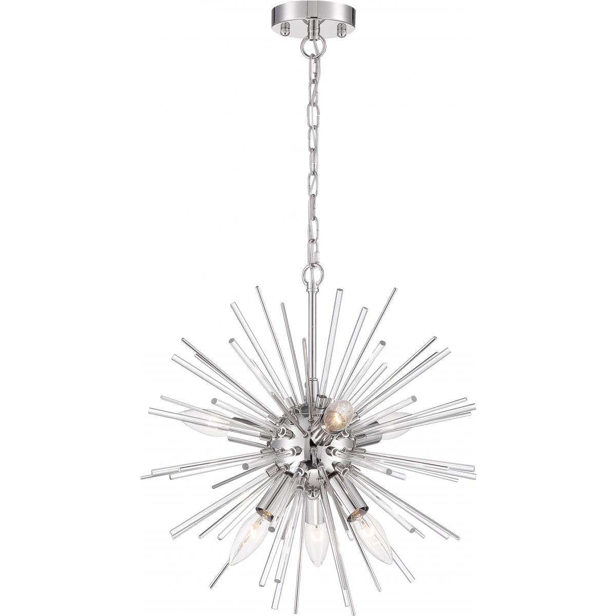 60-6993 CIRRUS 8 LIGHT CHANDELIER