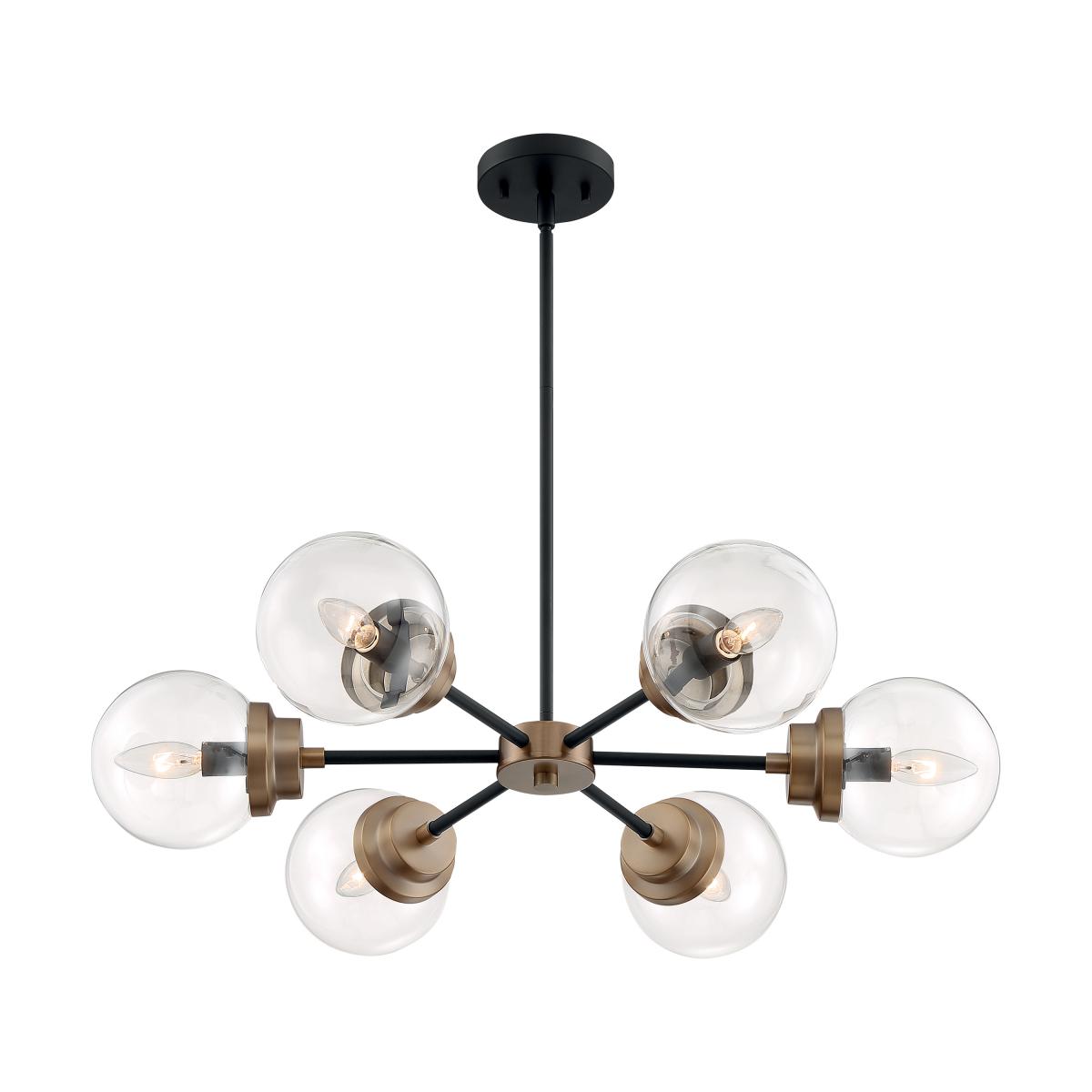 60-7126 AXIS 6 LIGHT CHANDELIER