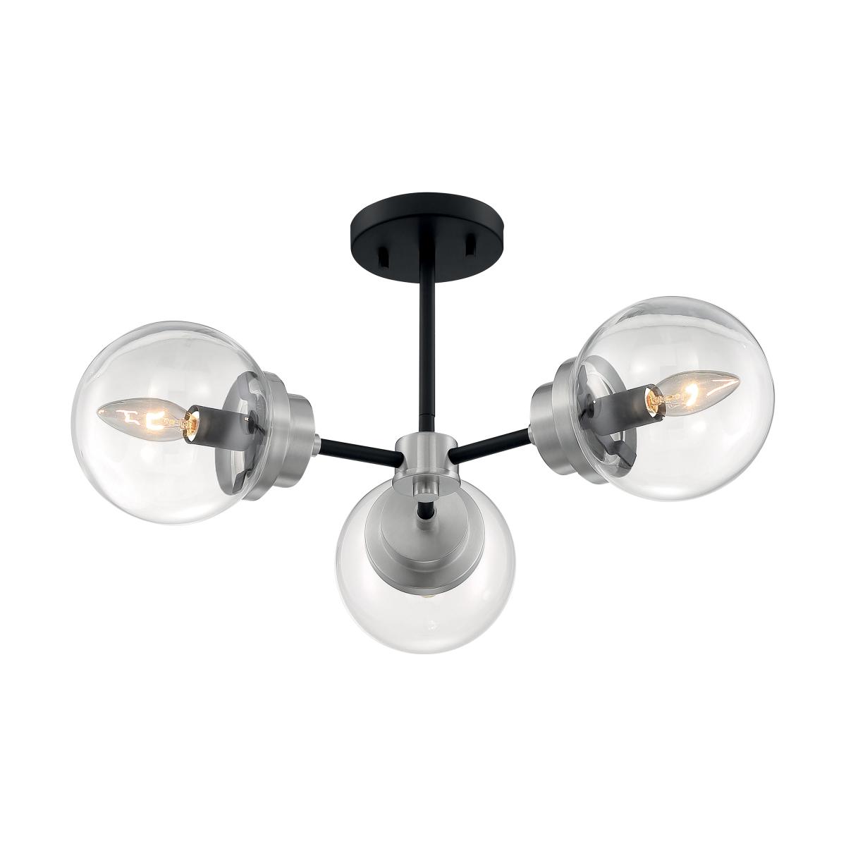 60-7133 AXIS 3 LIGHT SEMI FLUSH