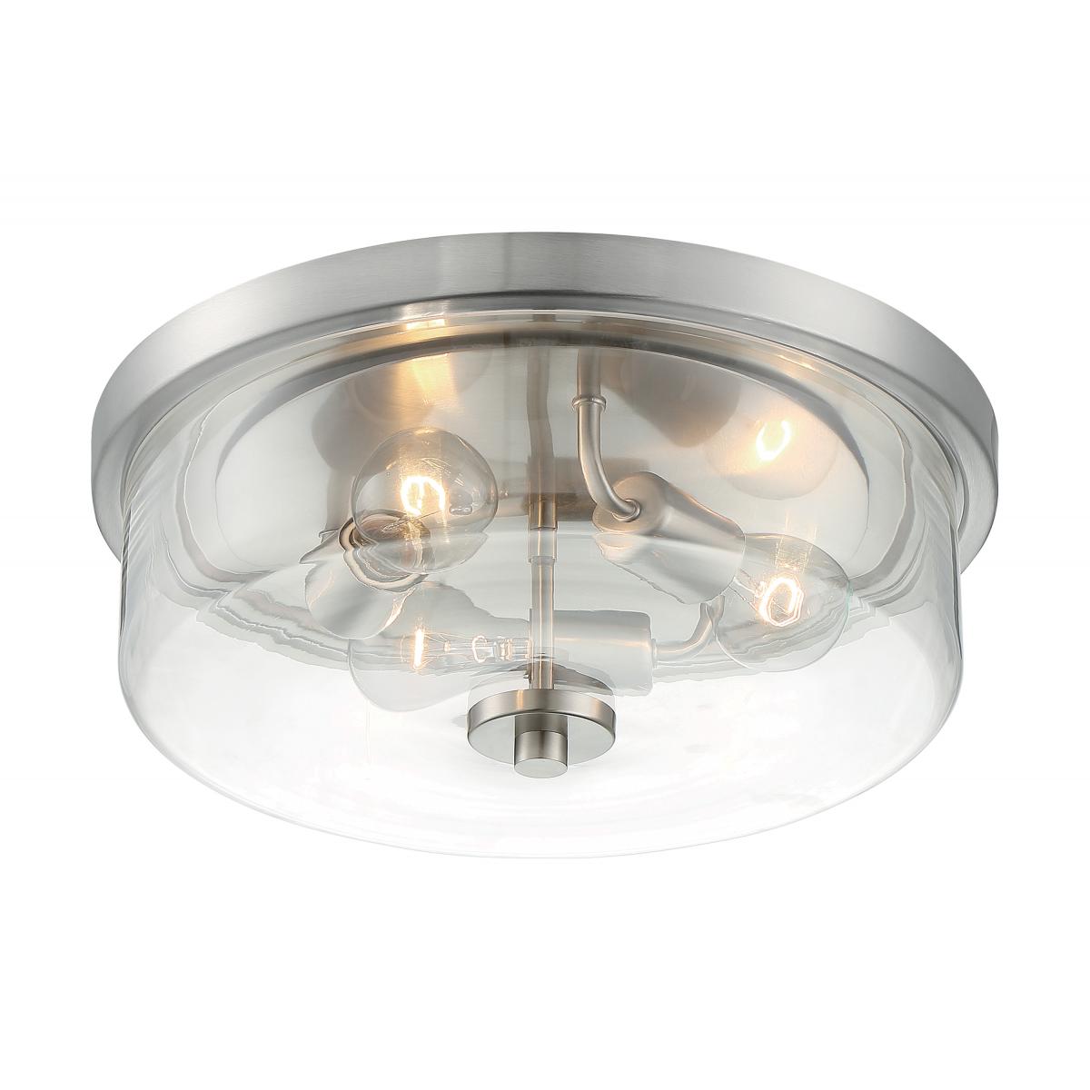 60-7169 SOMMERSET 3 LIGHT FLUSH MOUNT