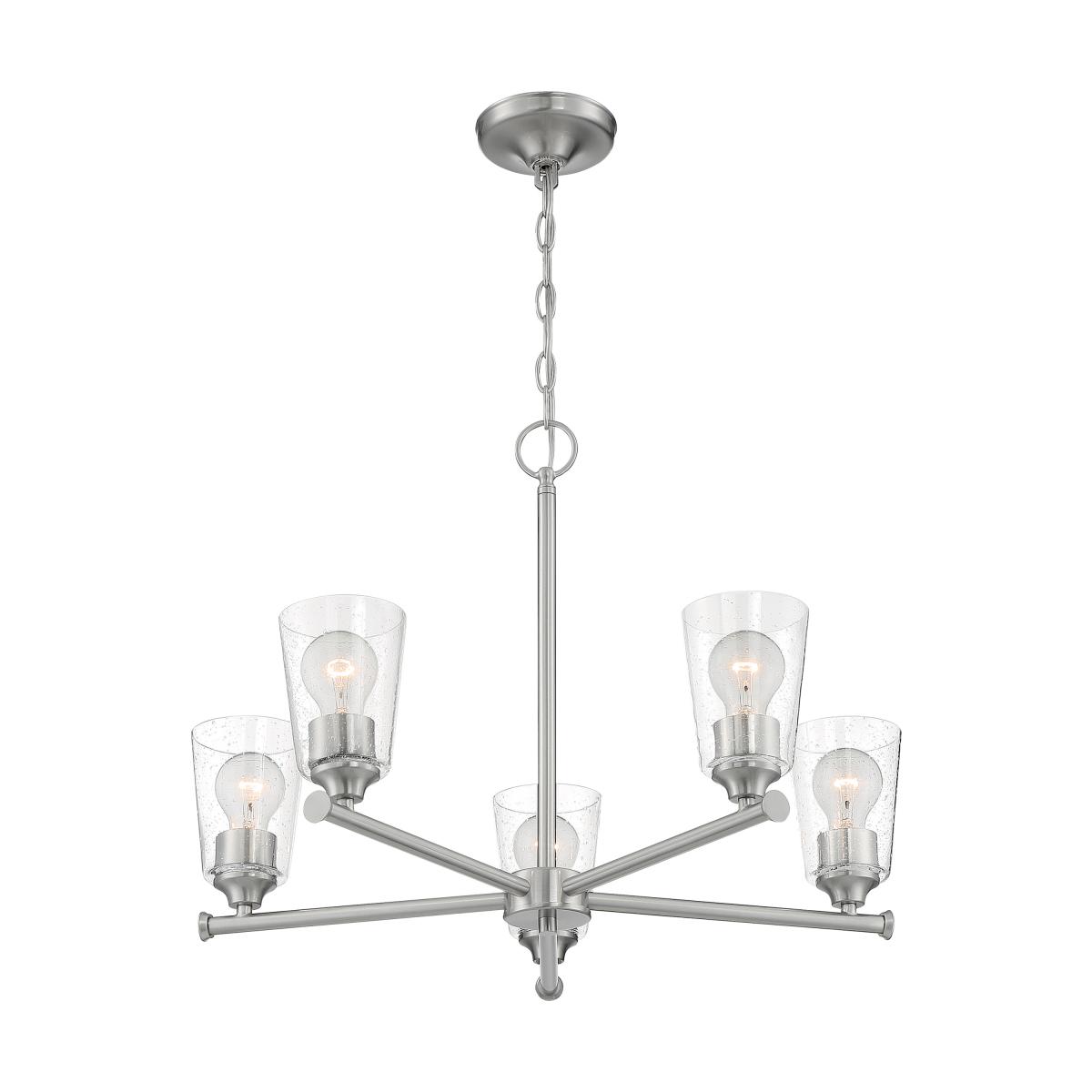 60-7185 BRANSEL 5 LIGHT CHANDELIER