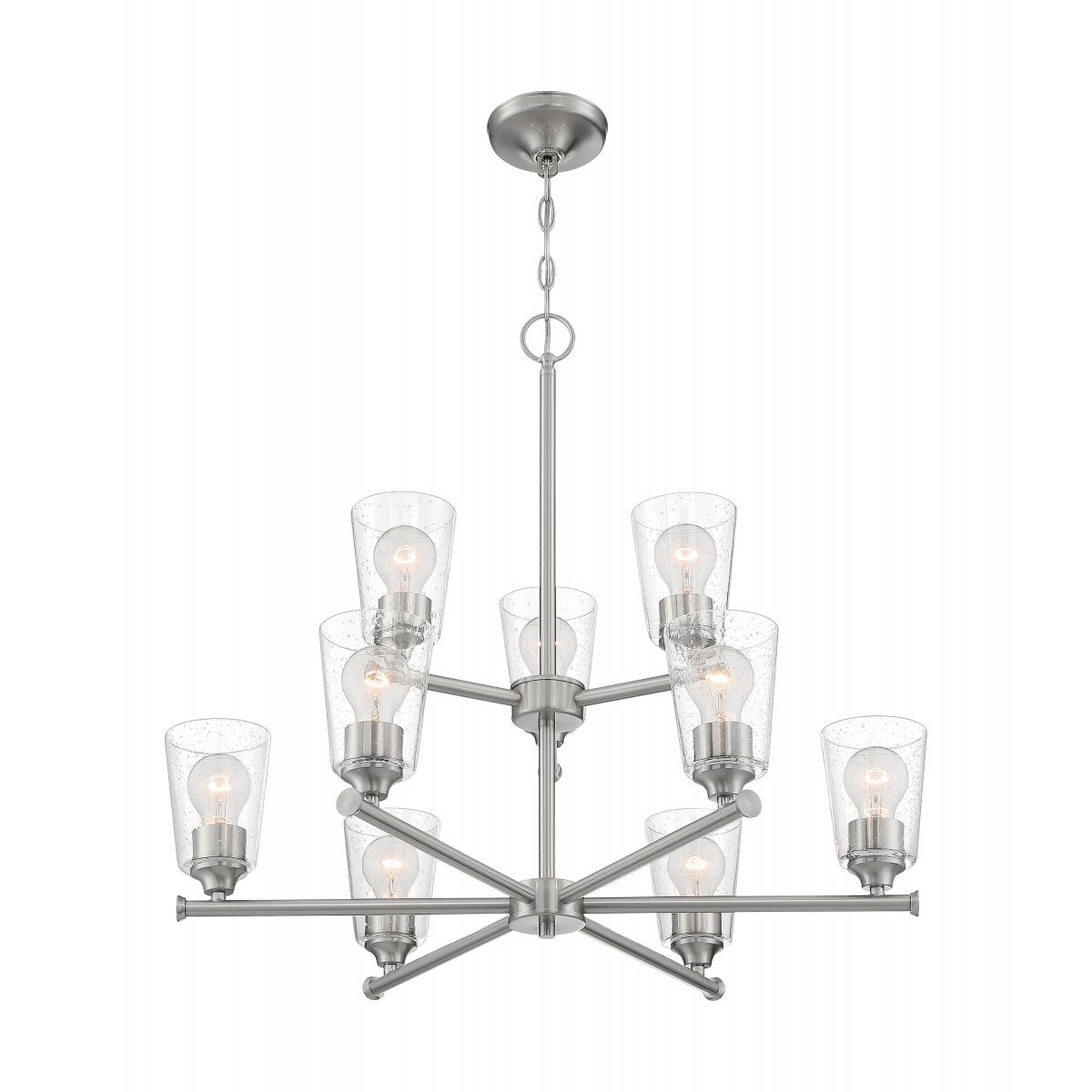 60-7189 BRANSEL 9 LIGHT CHANDELIER