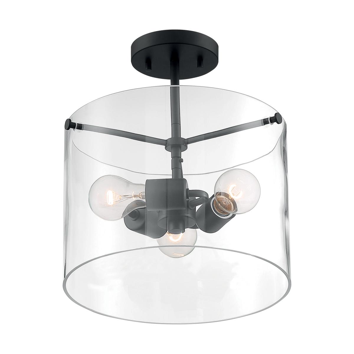 60-7278 SOMMERSET 3 LIGHT SEMI FLUSH