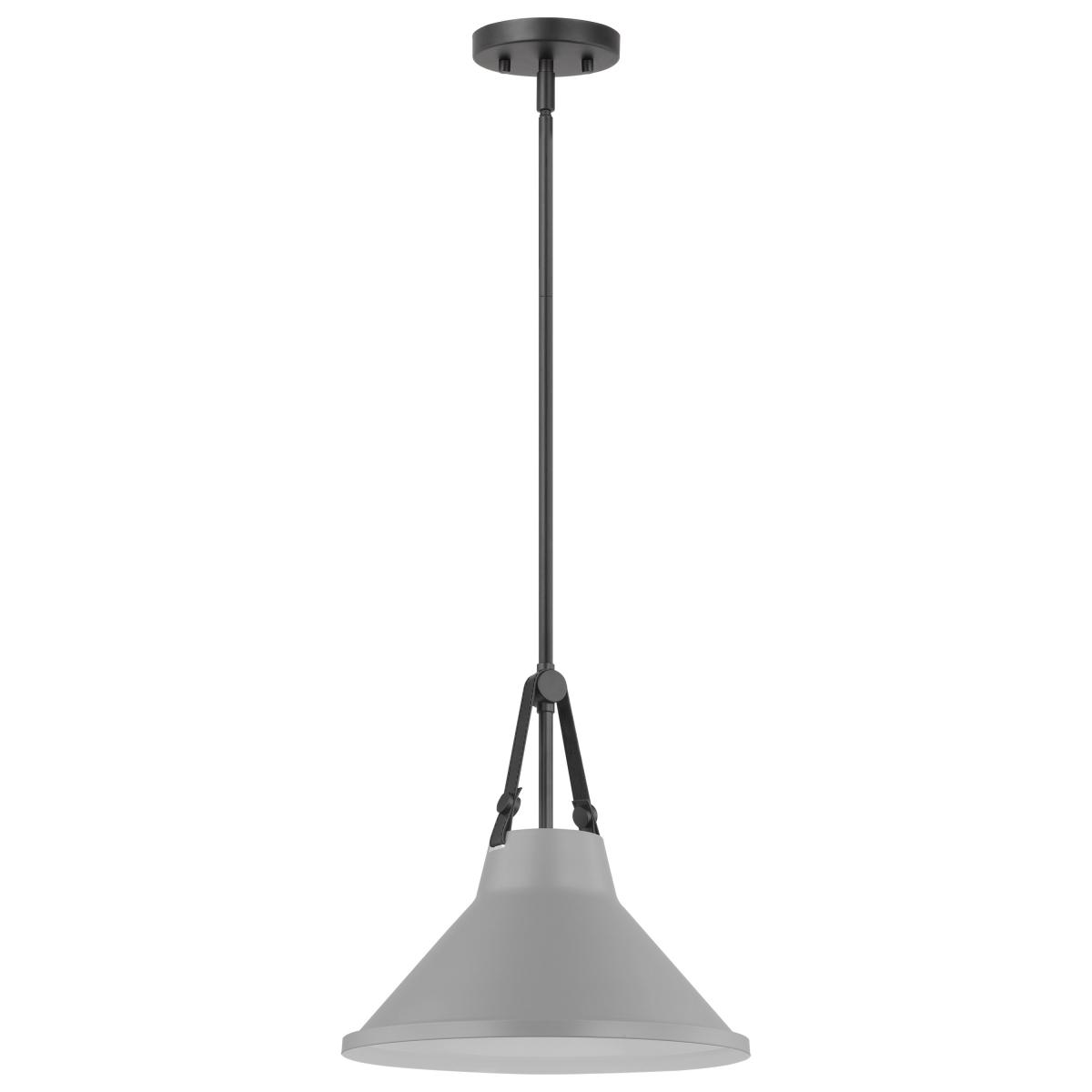 60-7646 ZELDA 1LT PENDANT GRAY