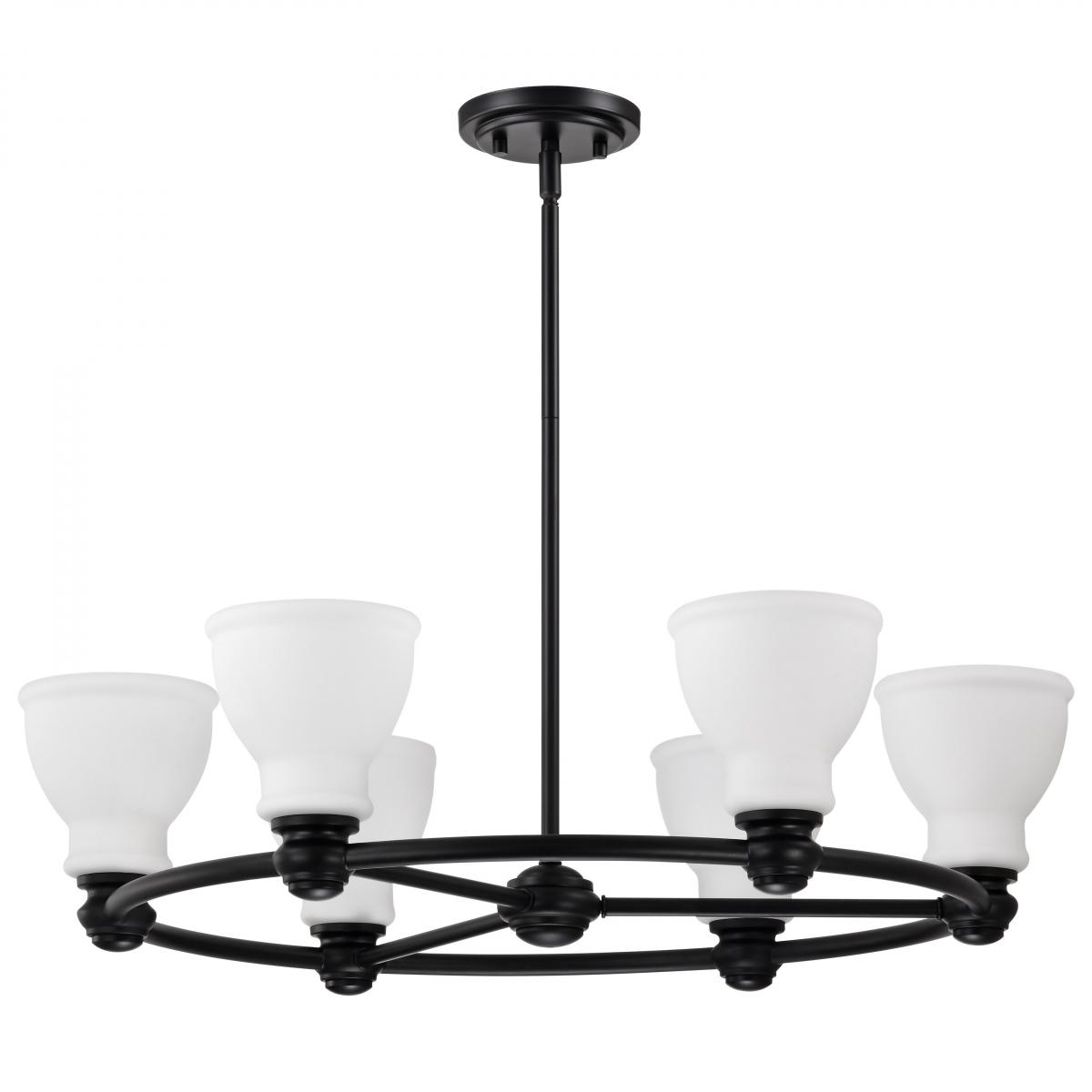 60-8027 RUSSEL 6 LIGHT CHANDELIER