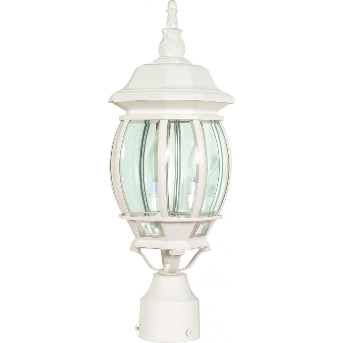 White deals post lantern