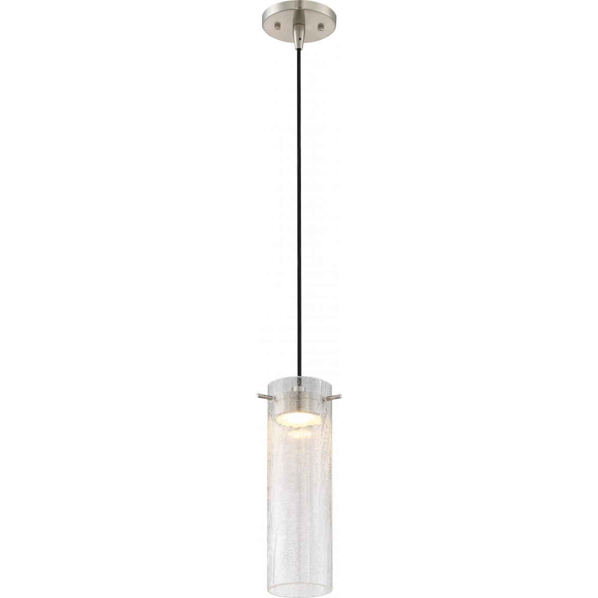 Nuvo 62-126 LED Mini Pendant Lights with Frosted Glass in Hazel Bronze Finish 
