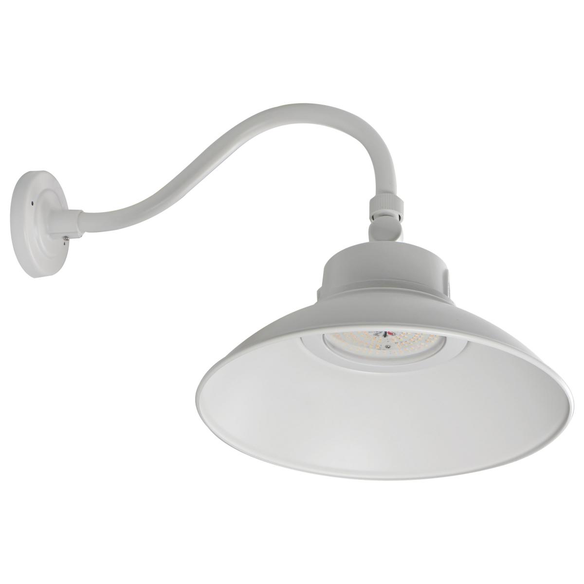 65-660 LED GOOSENECK WHITE FINISH