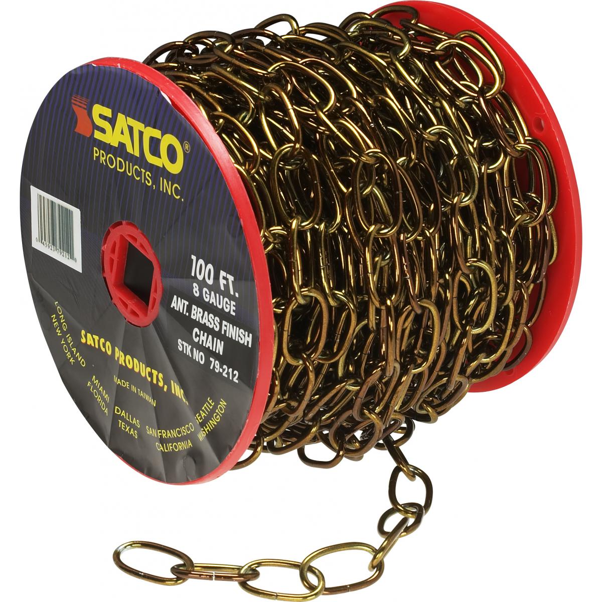 79-212 100' REEL CHAIN ANT BR 8 GAUGE