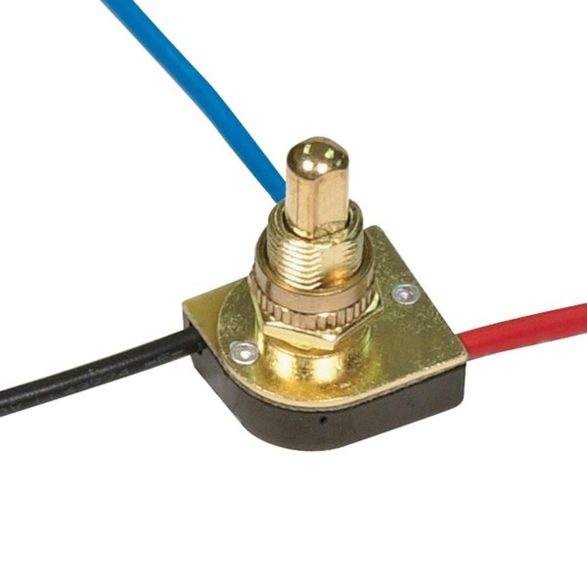 80-1128 BR FINISH 3 WAY PUSH SWITCH 6