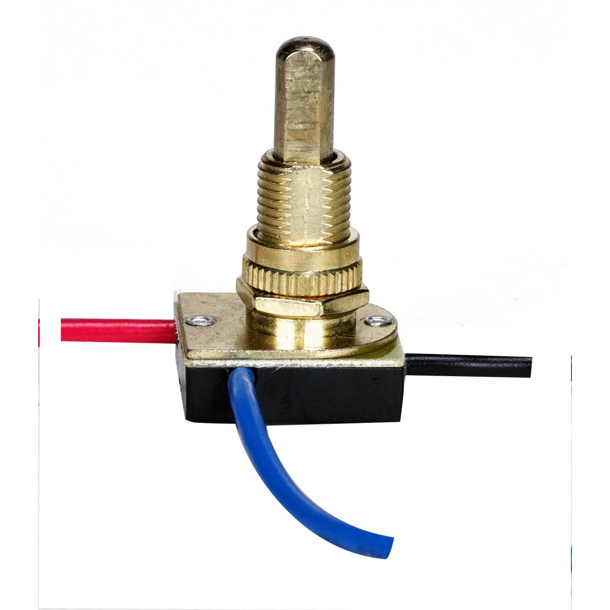 80-1130 BR FINISH 3 WAY PUSH SWITCH 5/