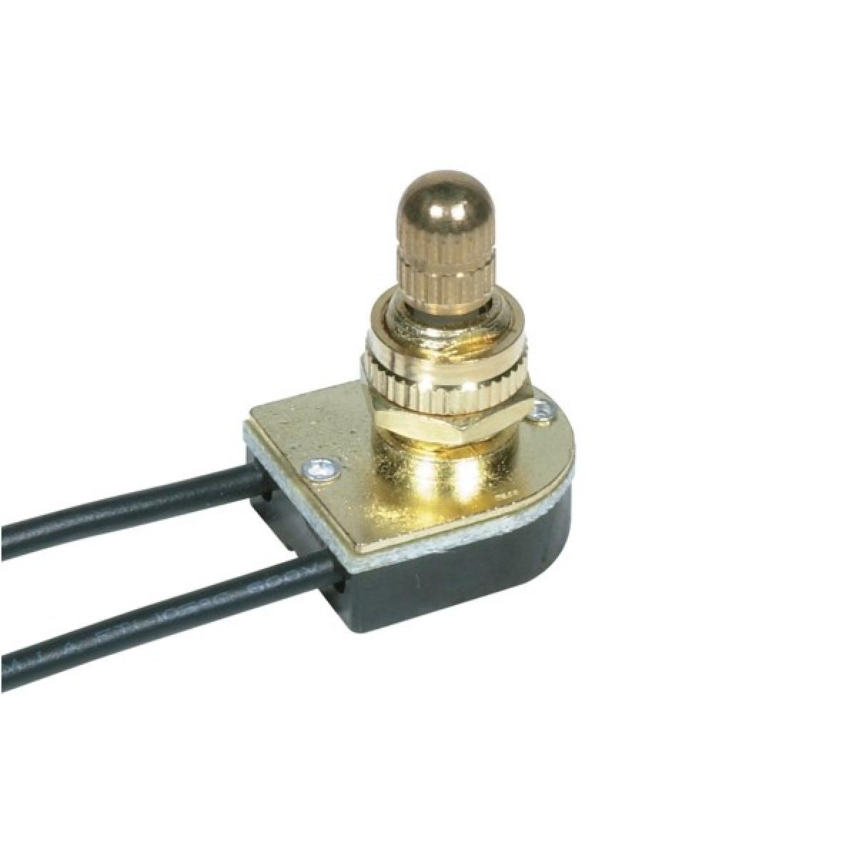 80-1132 BRASS FINISH ON/OFF ROTARY SWI