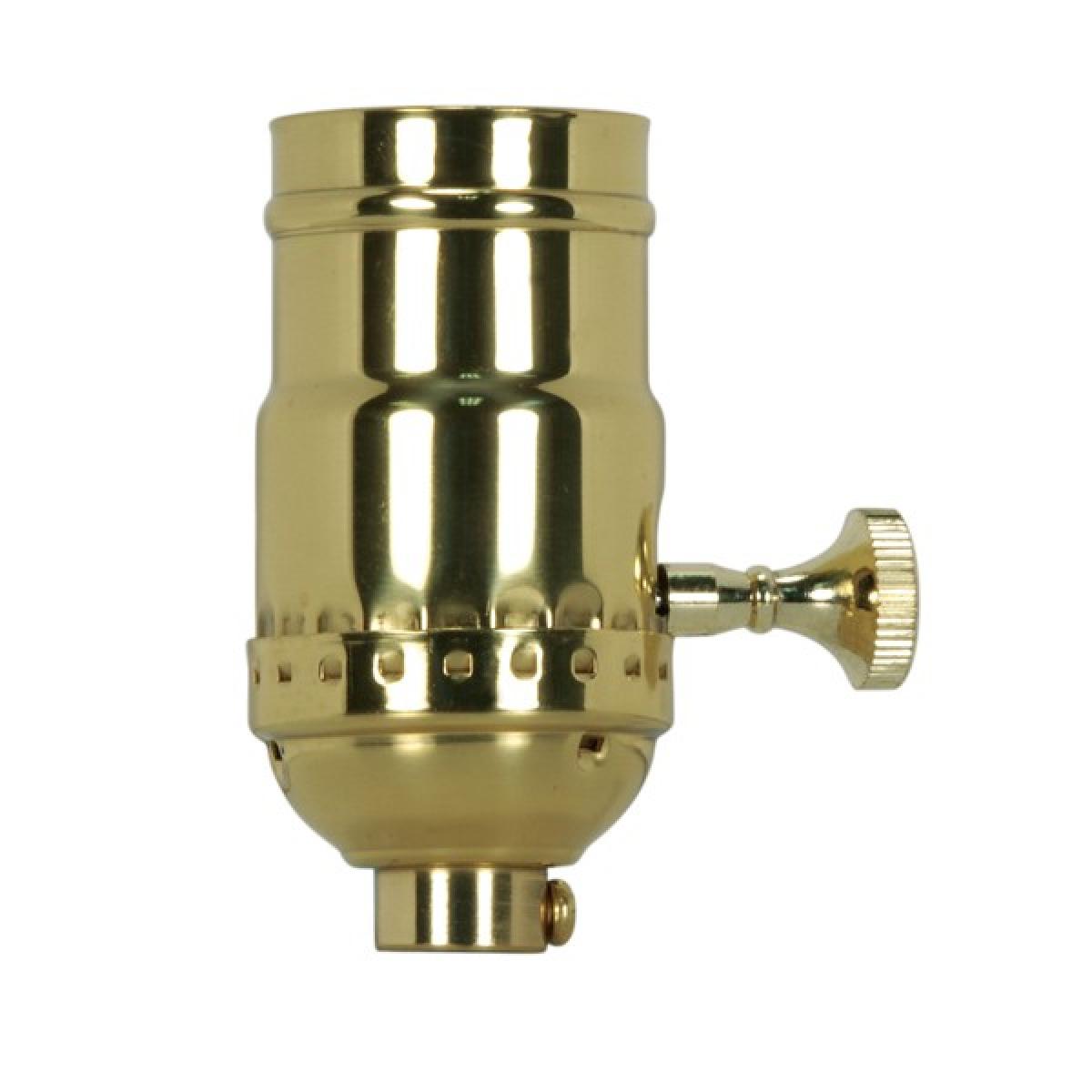 80-1462 PL 250W SOLID BRASS HI-LOW SKT