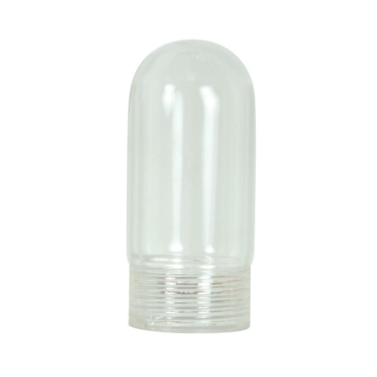 80-1591 G9 TUBLAR CLEAR GLASS W/ THRDS