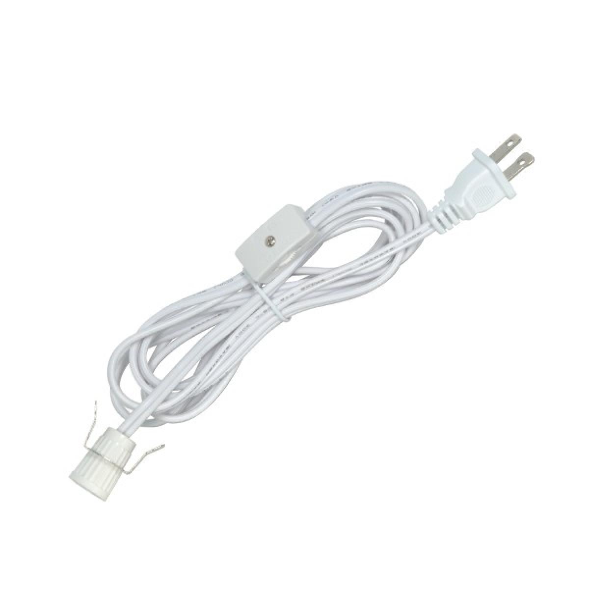 Satco 40in White Cord Cover S70-826