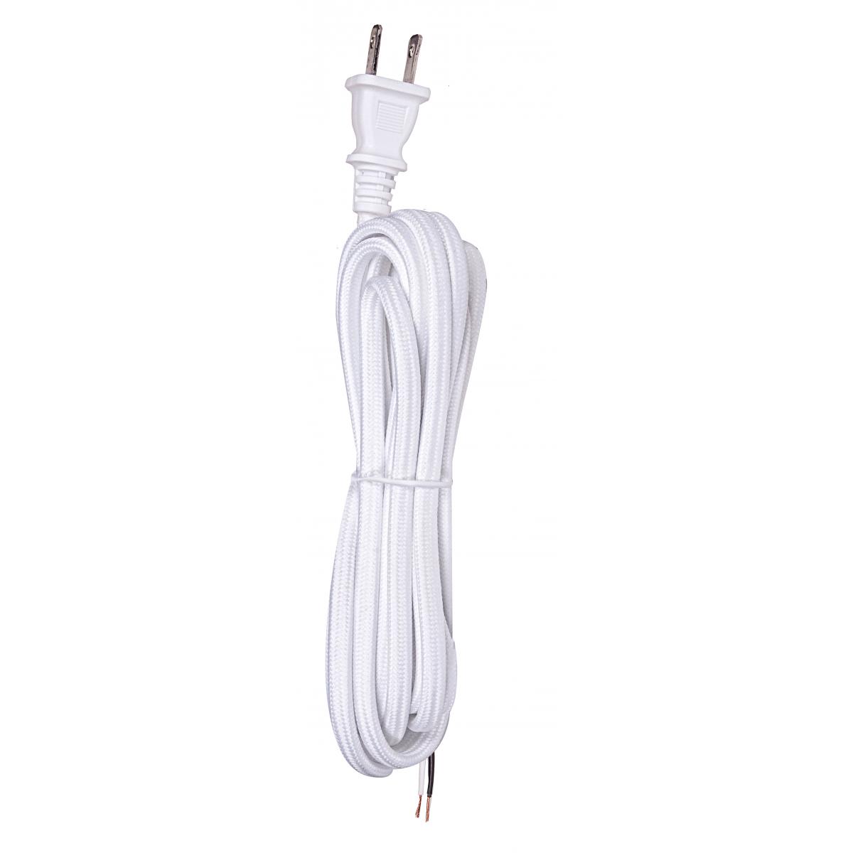 80-2291 10FT 18/2 SPT-2 WHT RAYON 105