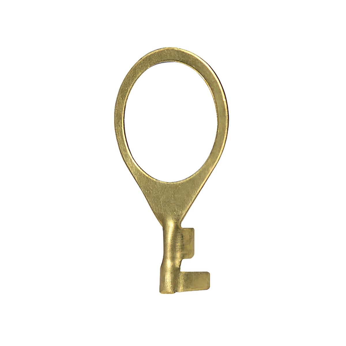 80-2333 1/4 IP BRASS PLATED ROUND LUG