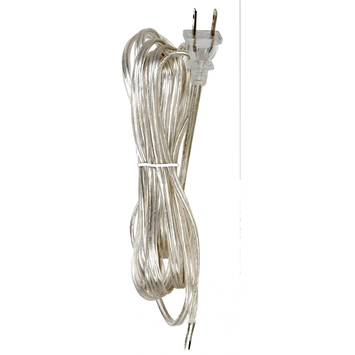 80-2376 12 FT 18/2 SPT-2 SILVER CORD