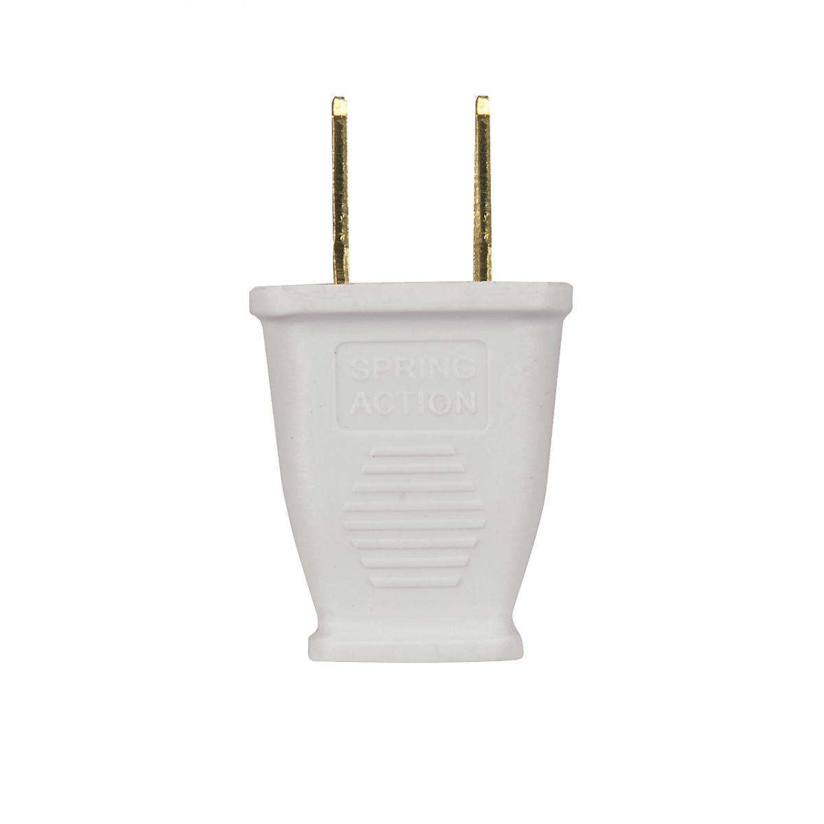 80-2410 WHITE PLUG 2 POLE 2 WIRE