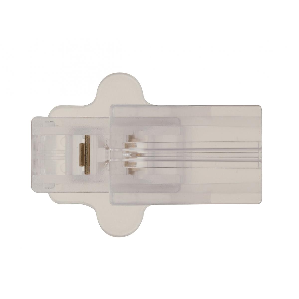 80-2524 CLEAR SILVER FEMALE SPT-2 PLUG