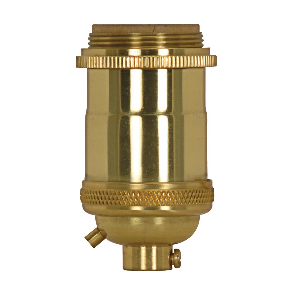 80-2565 PB CAST BRASS KEYLESS SKT WITH