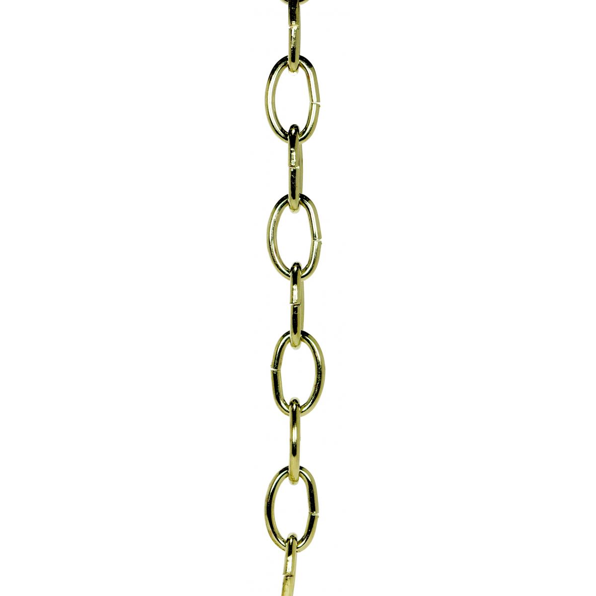 90-080 1 YD 4 GA BRASS FIN CHAIN