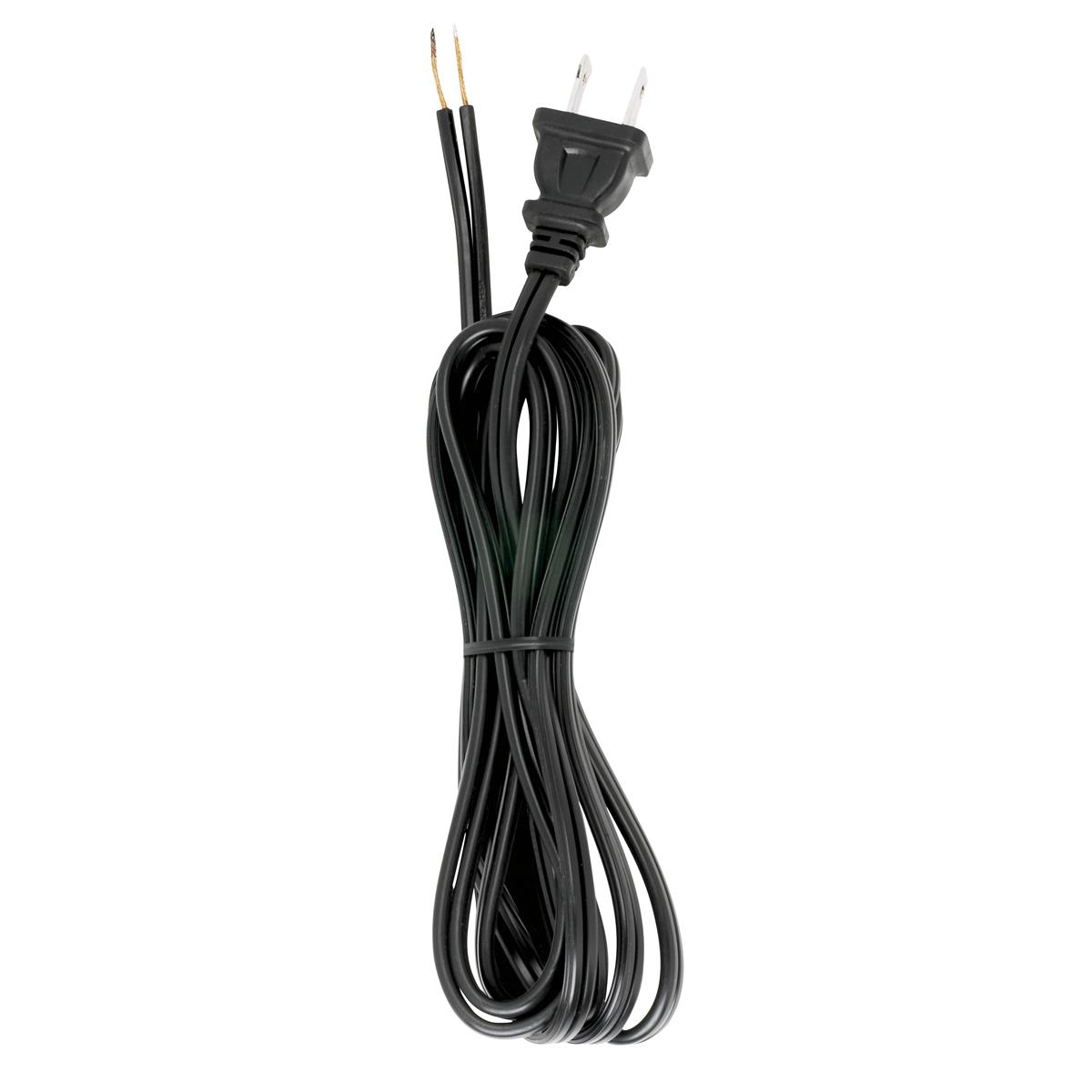 90-102 8' BLK CORDSET W/MOLDED PLUG