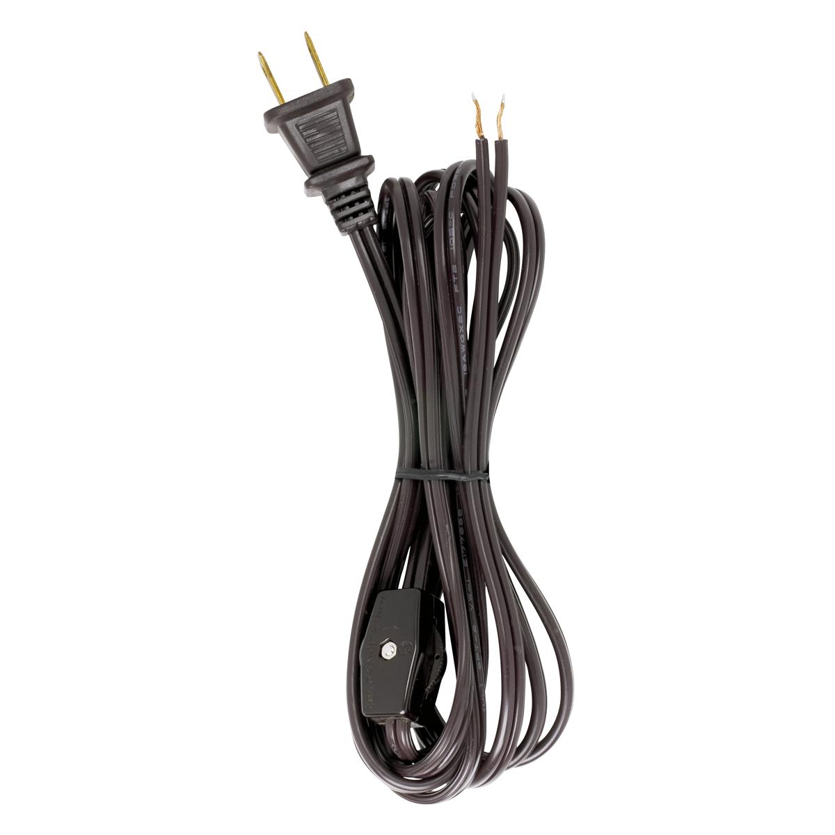 90-107 8'BRN SET W/CORD,SW & PLUG